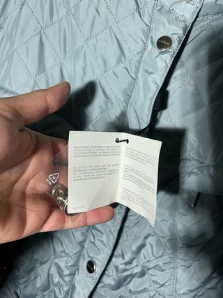 Giubbotto Max Mara Grigio Trapuntato