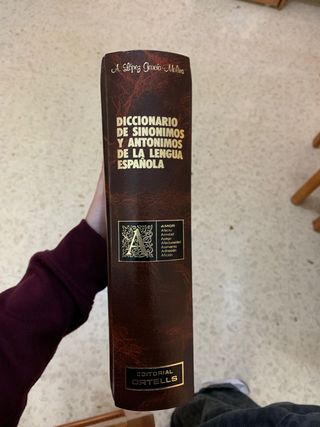 Diccionario antónimos y sinónimos de la lengua esp