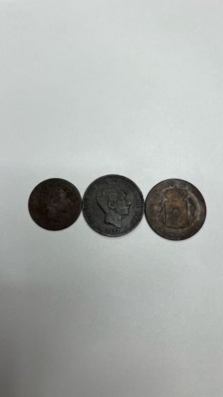 Moneda España 10 Céntimos 1877