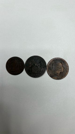 Moneda España 10 Céntimos 1877