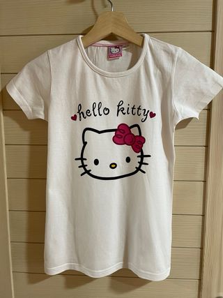 2 Camisetas Hello Kitty 10-12 años