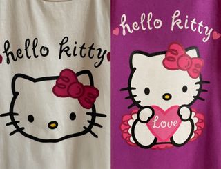 2 Camisetas Hello Kitty 10-12 años