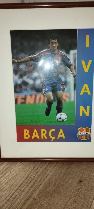 Foto firmada de Iván