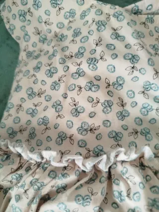 Vestido y gorrito bebé niña 3 meses