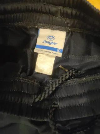 Pantalones S'hayber Talla 10, uniforme