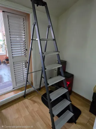 Escalera plegable 7 peldaños