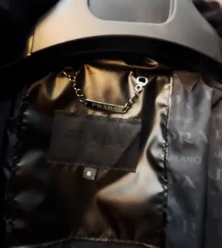 Chaqueta Prada Negra Talla S M L XL XXL