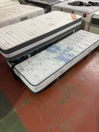 Cama Nido Kanguro 90x190 con Colchones Visco