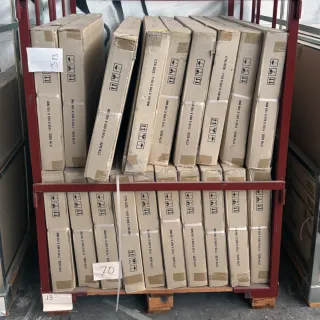 Mesa de centro madera auténtica y cristal