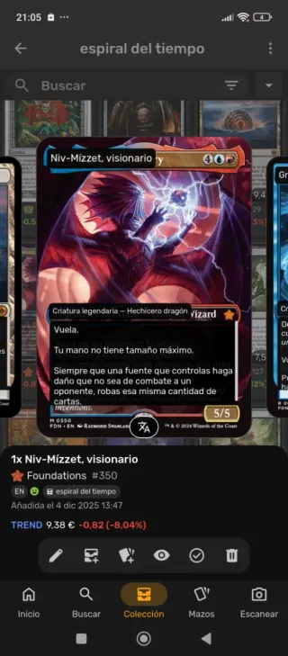 Niv-Mízzet, visionario - Magic The Gathering