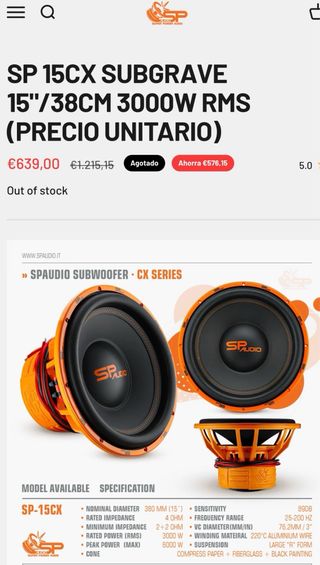 Subwoofers SP Audio