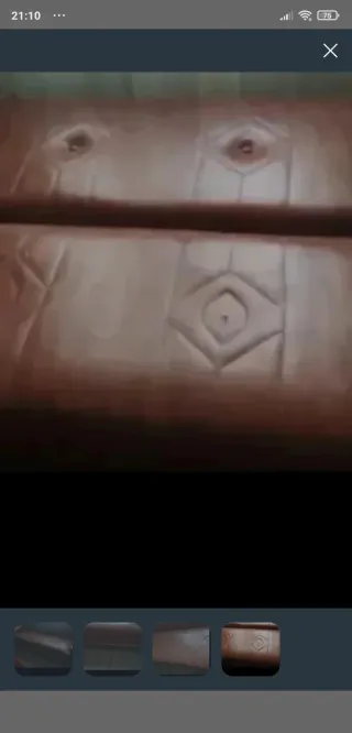 Sofá cama de piel marrón