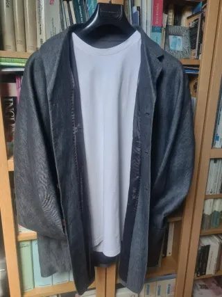 Americana Adolfo Domínguez Lino Gris T56 ( 4XL)