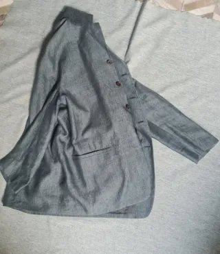 Americana Adolfo Domínguez Lino Gris T56 ( 4XL)