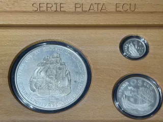 Estuche Monedas Serie Plata ECU 1993