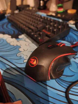Teclado mecánico y Ratón Gamer Redragon Kumara 552