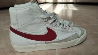 Nike Blazer Mid Scarpa Rossa Bianca