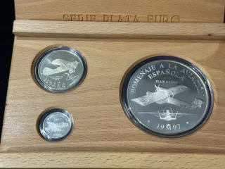 Astuccio Monete Euro Argento Spagna