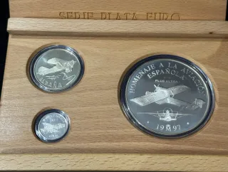 Astuccio Monete Euro Argento Spagna