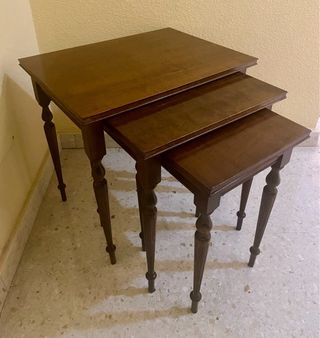 Tavoli nido vintage in legno