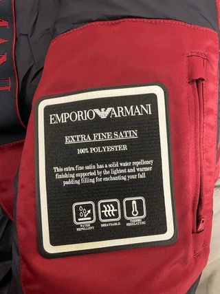 Chaleco Emporio Armani Rojo
