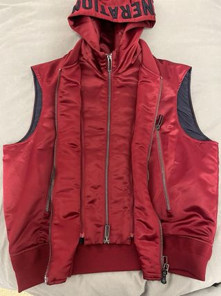 Chaleco Emporio Armani Rojo