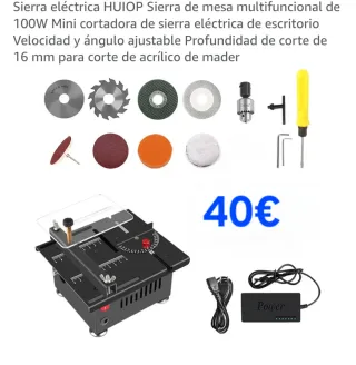 Mini Sierra de Mesa HUIOP 100W