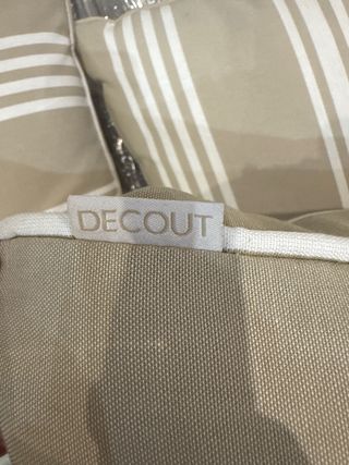 Cojines de exterior beige 60x60 impermeable