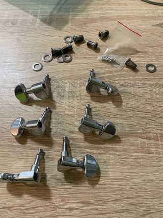 Set di 6 clavicembali per chitarra acustica