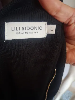 Vestido de punto con cremallera