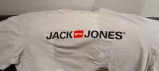 Camiseta Jack & Jones Blanca Talla XXL