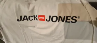 Camiseta Jack & Jones Blanca Talla XXL