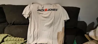 Camiseta Jack & Jones Blanca Talla XXL