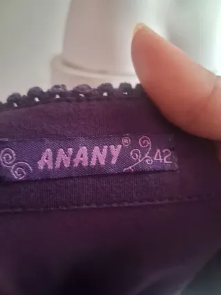 Vestido morado invierno bordado