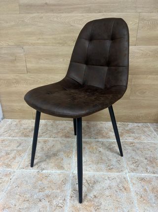 Sillas Comedor/Cocina Terciopelo Blanco