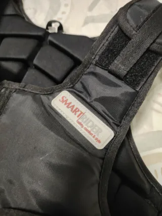 Chaleco equitación negro SMART