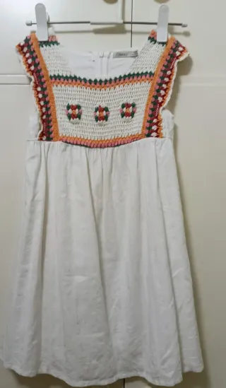 LOTE 7 vestidos niña 8/9 años + sudadera