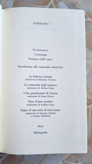 Le commedie eufuistiche di William Shakespeare