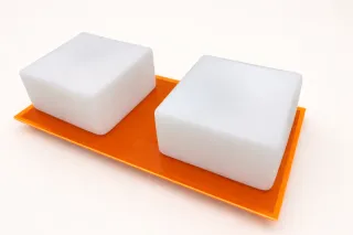 (2 unidade) par Candeeiro de parede laranja e bran