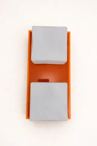 (2 unidade) par Candeeiro de parede laranja e bran