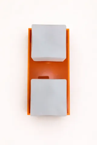 (2 unidade) par Candeeiro de parede laranja e bran