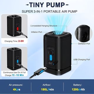 Inflador eléctrico con luz - NUEVA !!!!