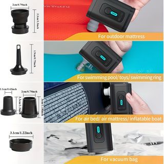 Inflador eléctrico con luz - NUEVA !!!!