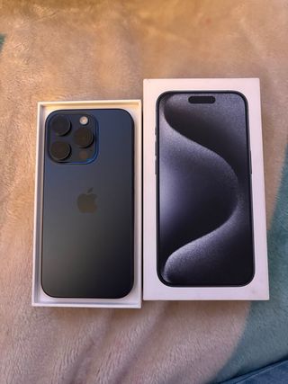 iPhone 15 Pro Negro/Azul Marino