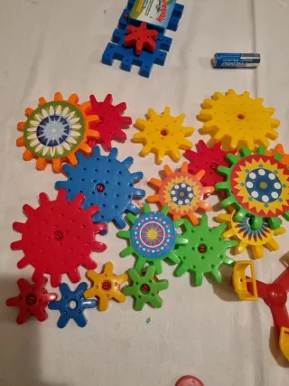 Juego de construcción de engranajes
