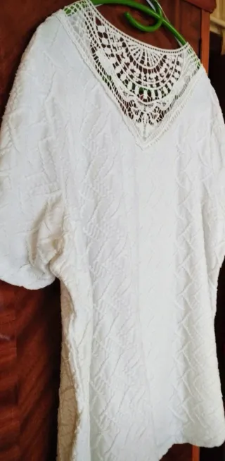 Blusa Canda Premium Blanca Talla XL Nueva