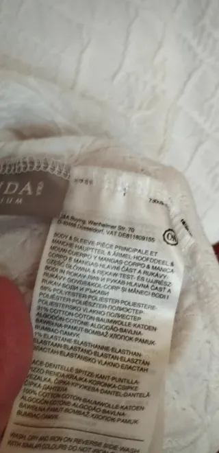 Blusa Canda Premium Blanca Talla XL Nueva