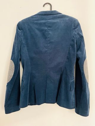 Americana Zara Talla S Azul/Gris