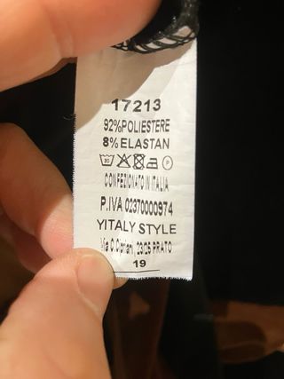 Vestito donna nero e oro