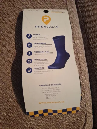 Calcetines deportivos PRENDALIA negros y amarillos